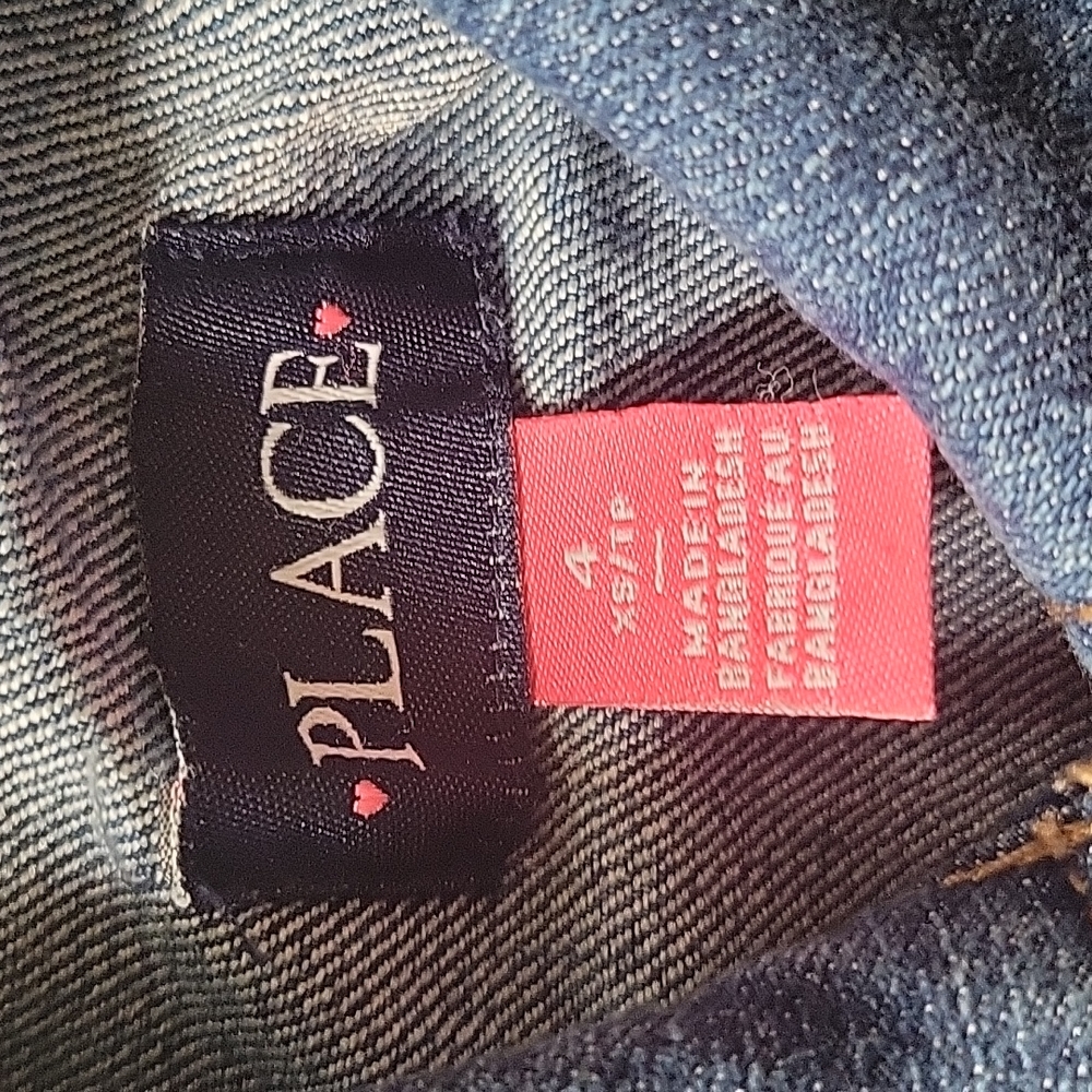 Children's Place Jean Jacket - Size 4 - Picture 3 of 5